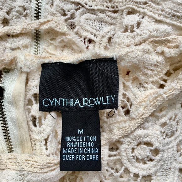 Cynthia Rowley Crochet Top - Picture 2 of 8